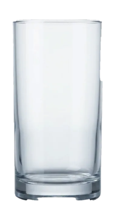 A glass filling with WAVE alkaline water